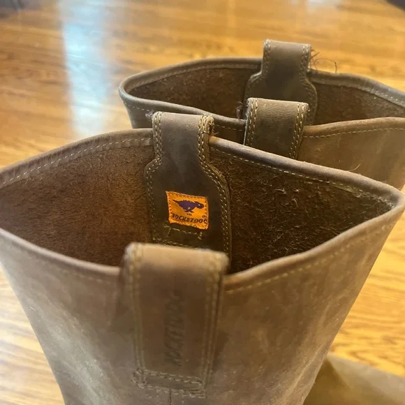 Rocketdog Rhinestone Embellished Brown Leather Western Boot Women’s Size 8 - Picture 9 of 12